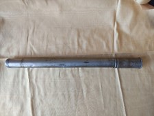 ANCIENNE GROSSE POMPE DE MOTOCYCLETTE EN LAITON NICKELE