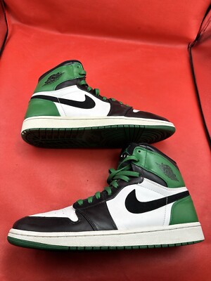 【未使用 】NIKE AIR JORDAN 1 HIGH RETRO DMP Air Jordan 1 Retro High DMP Boston Celtics 2009 332550-101
