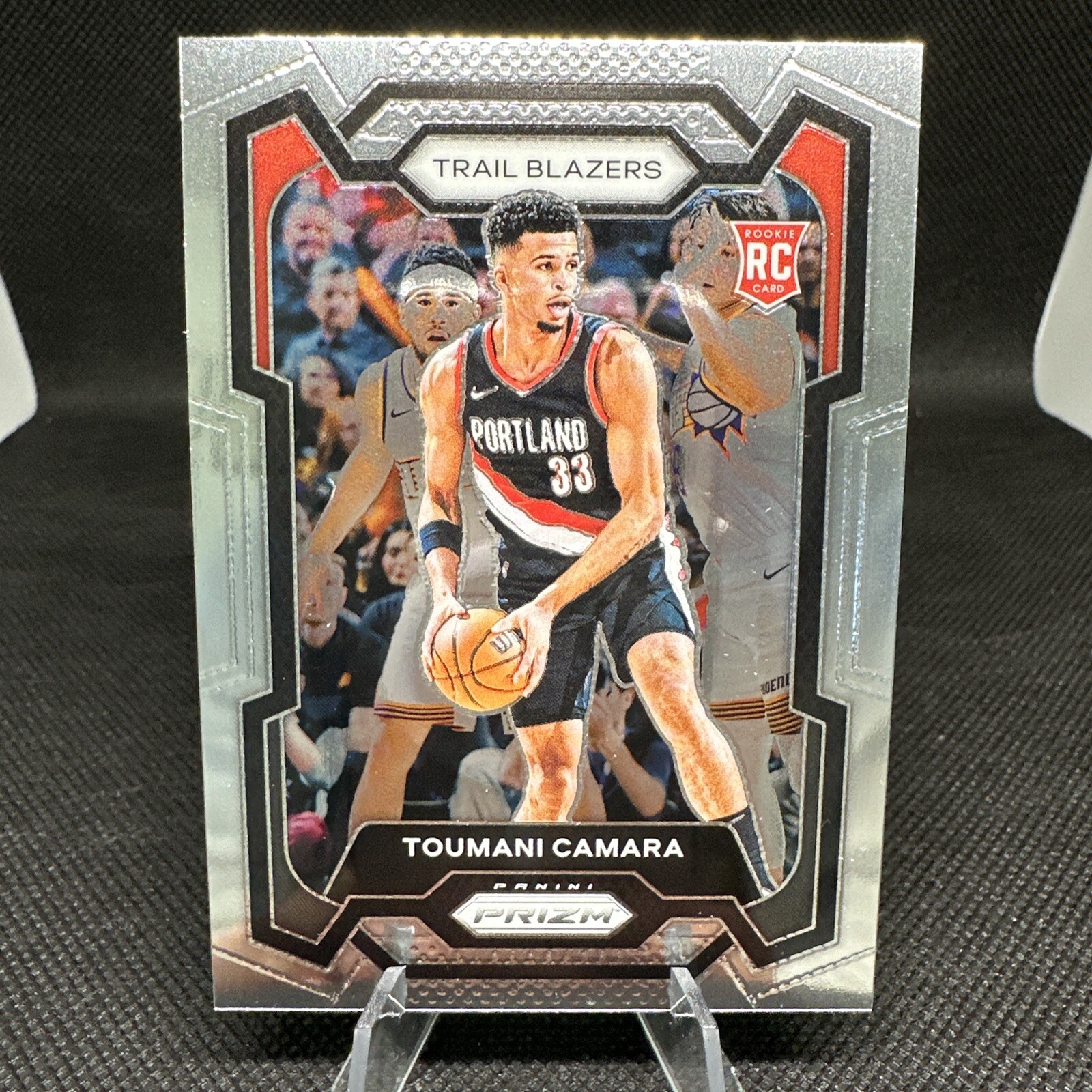 2023-24 Panini Prizm NBA Basketball Toumani Camara RC #164 Rookie Blazers