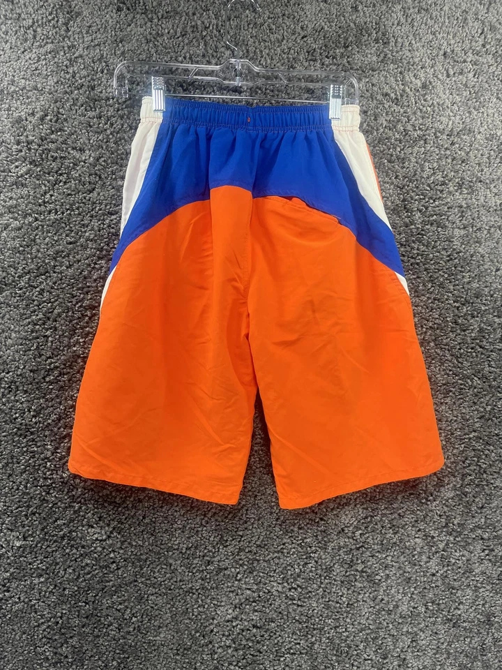 Sand N Sun 男孩/青少年 L 码 (12-14) 橙色和蓝色泳裤及膝 — 第 4/4 张图片