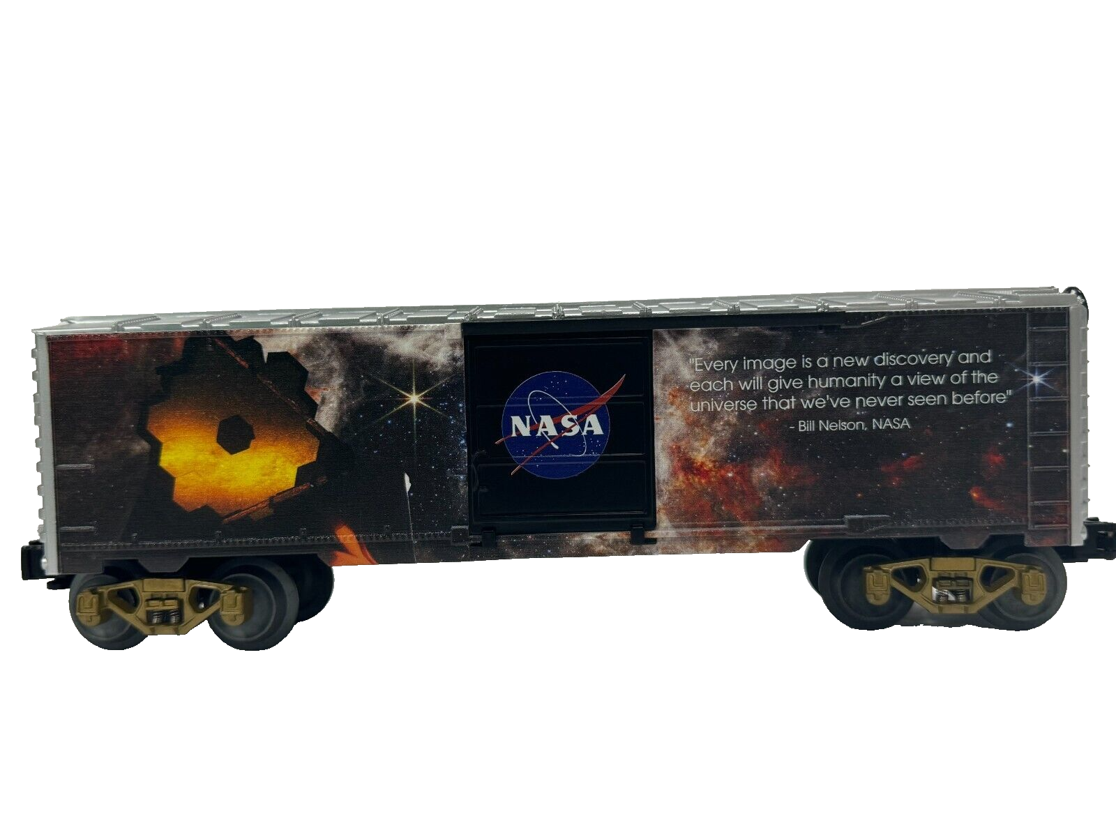 Lionel Trains James Webb Space NASA Telescope Boxcar, O Gauge 2338210 ...