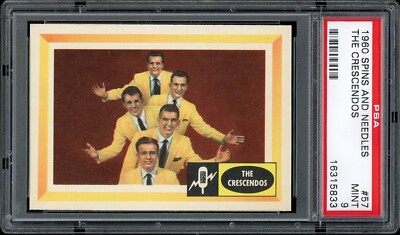 1960 Spins And Needles #57 The Crescendos PSA 9 | eBay