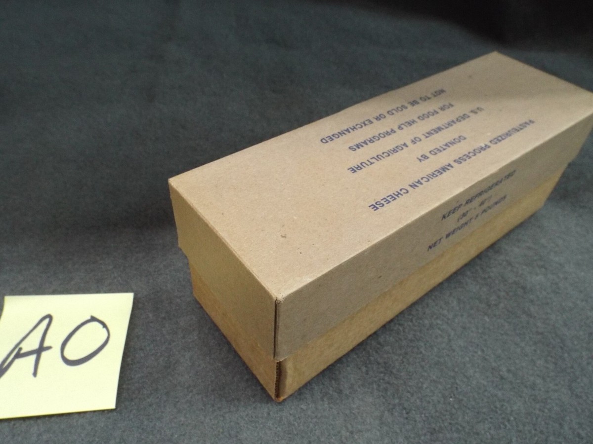 Vintage Government Cheese Box US Department of Agriculture