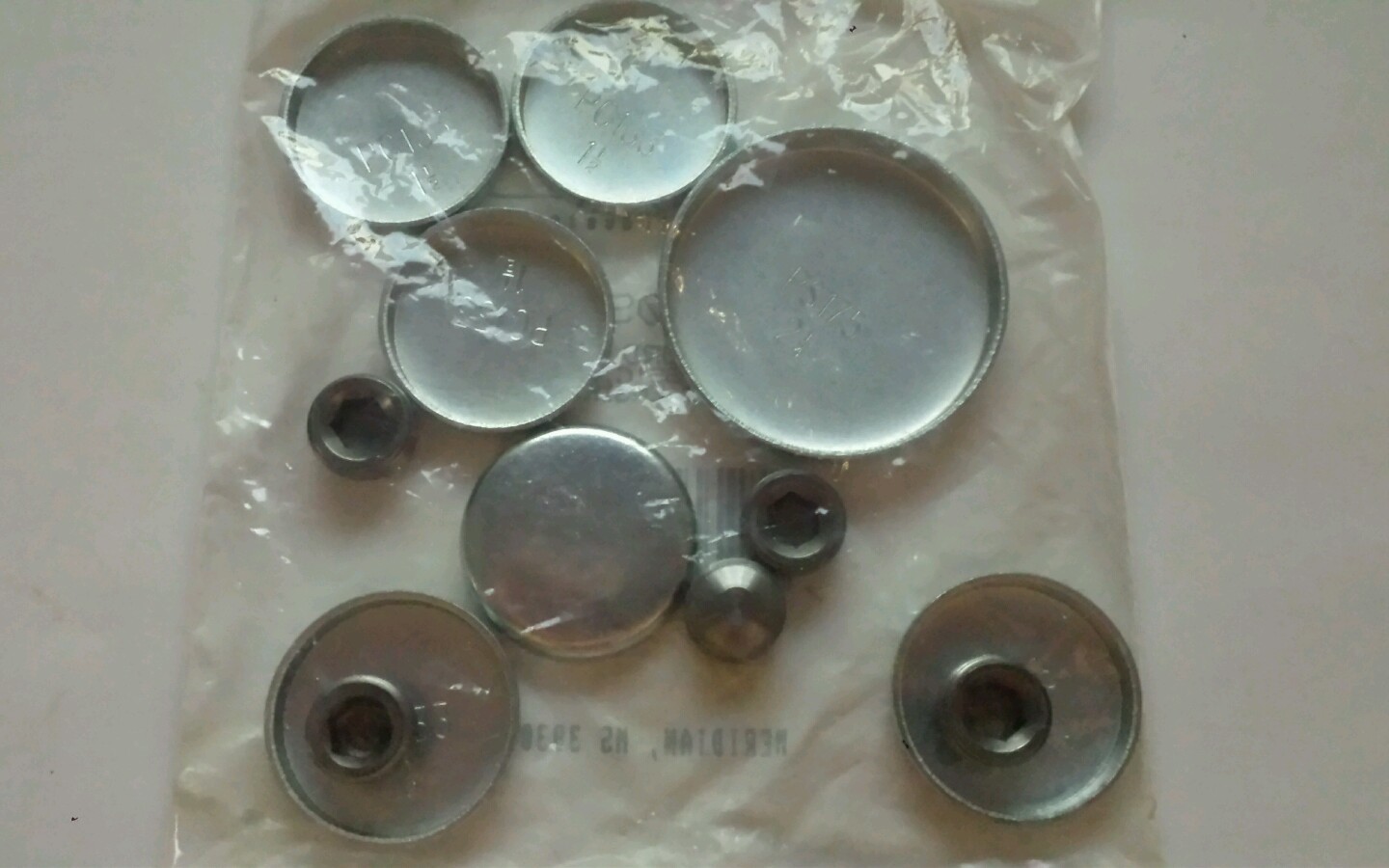 New PE109R Pioneer steel Freeze Plug Set Ford sb 351C 351M 400