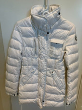 Down By Schott Women's Down Filled Hip Length Ski Jacket White Size S