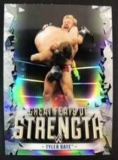 2021 Topps Chrome WWE Feats of Strength Refractor #GF-9 Tyler Bate Free Shipping