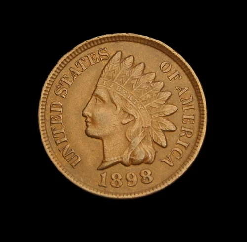 1898 Indian Head Cent AU