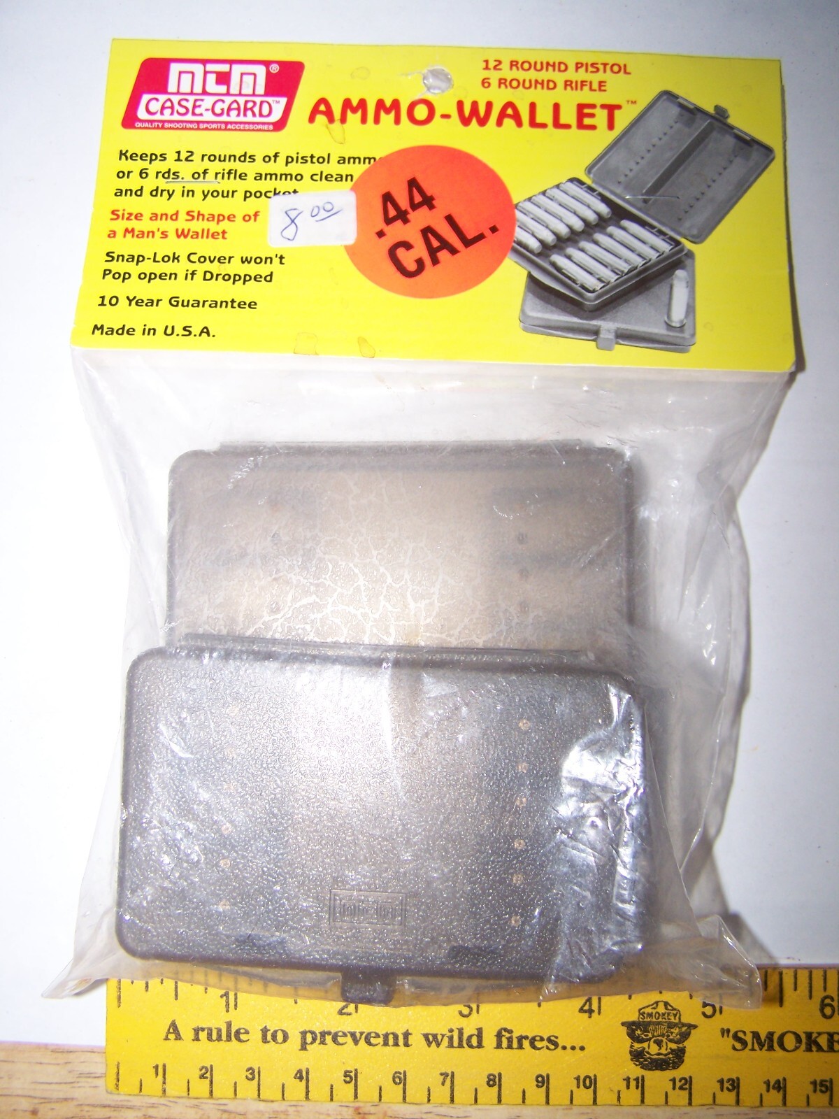 Set of 2 MTM 12Round 6 Round CaseGard Ammo Wallet .44 Caliber Clear Smoke eBay