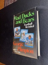 1st/1st signed George Plimpton - Mad Ducks & Bears NFL football 1973 colts lions