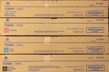 OEM Konica Minolta toner TN216 YMCK for bizhub C280/C220 factory sealed set.