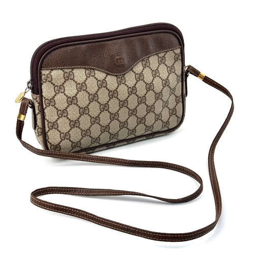 Gucci Shoulder Bag PVC GG Leather Cross Body pouch Purse Authentic - Picture 8 of 24