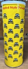 Vintage 1970s PRINGLES Extra Original Potato Chips Can Container Rippled Style