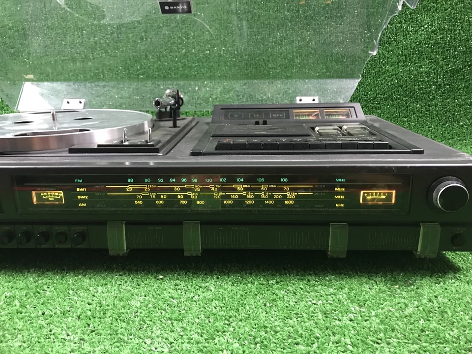 винтажный Sanyo GXT 5000 проигрыватель кассетная лента рекордер Dolby ультра редкая как есть wow - Изображение 2 из 4