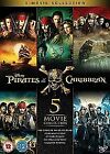 Pirates Caribbean 5 Dvd Collection