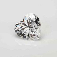 1 CT Natural White Diamond Heart Cut VVS1 D Grade IDGL Certified A4