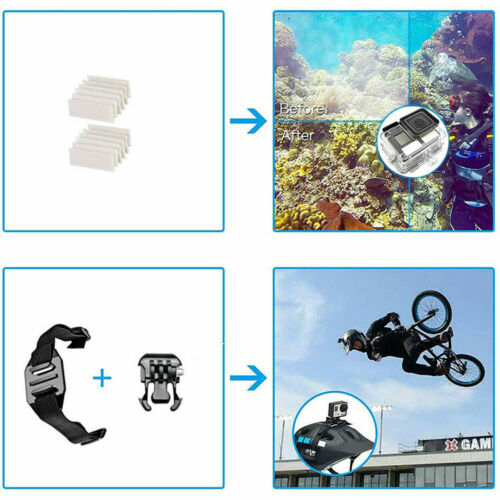 GoPro HERO Action Camera Accessories 258 in 1 Kit for Gopro 9, 8, 7, 6, 5.