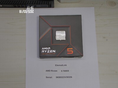 AMD Ryzen 5 7600x Processor (5.3 GHz, 6 Cores, LGA 1718/Socket AM5) Box -...