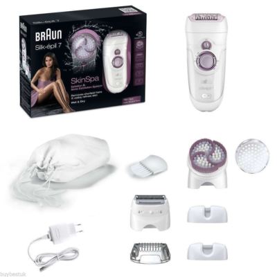 FINAL SALE Braun Silk-épil7 Spa Wet Dry Epilator Brush SE7951 FREE WORLD SHIPING
