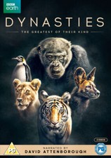 Dynasties DVD (2018) David Attenborough cert PG 2 discs FREE Shipping, Save £s