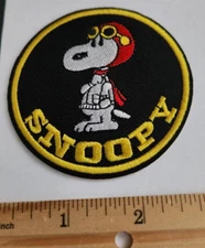 Snoopy Flying Ace Embroidered Iron/Sew On Patch