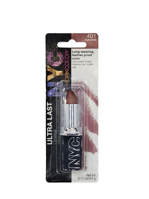 NEW NYC New York Color ULTRA LAST LIP WEAR 401 Caramel