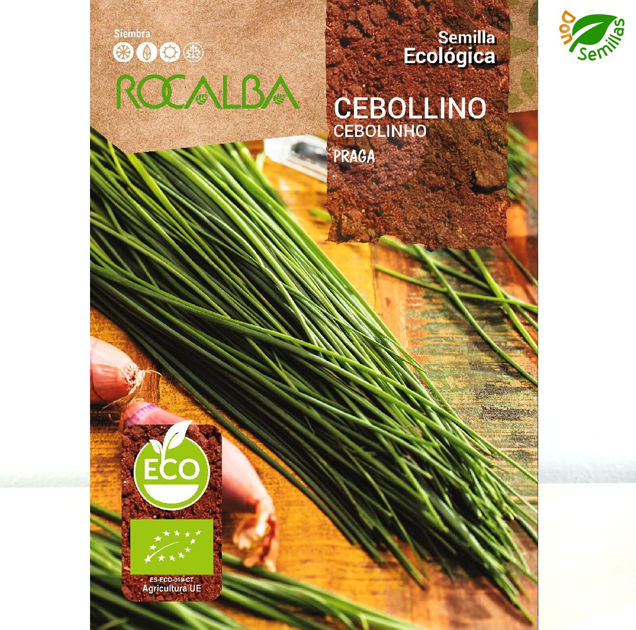 Cebollino Ecológico ( 0,5 g / 400 semillas ) Allium schoenoprasum Eco Ecologico