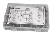 GooBetter 5.3-33.1mm Single Ear Hose Clamps w Ear Clamps Pincer Set 192 Pieces