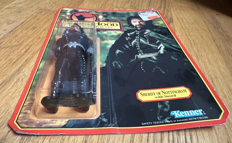 Figura Kenner de Colección 1991 Robin Hood Príncipe de los Ladrones Sheriff de Nottingham Sellada Foto 3 de 4
