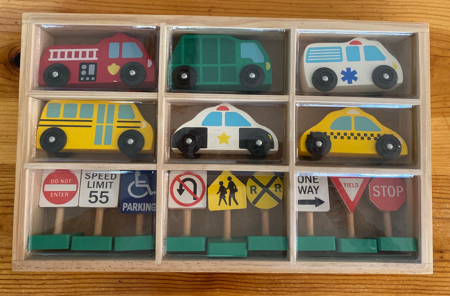 melissa and doug cars and signs
