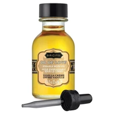 KAMA SUTRA OIL OF LOVE KISSABLE BODY OIL - VANILLA CREME  0.75 oz