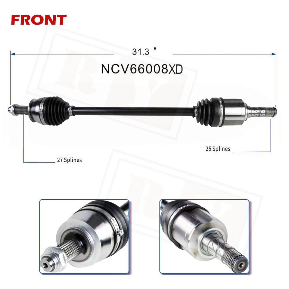 Eje delantero Xtreme Duty CV para Subaru Forester 2009-2013 2011-2014 Subaru Impreza Foto 2 de 4