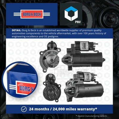 Starter Motor fits PEUGEOT PARTNER 1.9D 2.0D 98 to 11 B&B 5802CY Quality New
