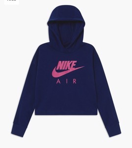 nike fluffy cropped jumper
