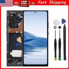For Samsung Galaxy Note 20 Ultra 5G N986U1 OLED Display LCD Touch Screen Frame