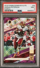 2019 Donruss Elite Adrian Peterson Purple Card /99 Psa 9!!!