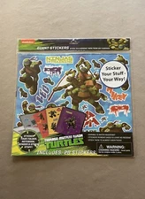 One Giant Teenage Mutant Ninja Turtles Stickers, Sheet Is 10 1/2” X 11 3/4”, New