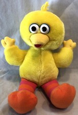TYCO Vintage 1996 Playtime Big Bird Sesame Street Plush Talking Toy 13" Tested