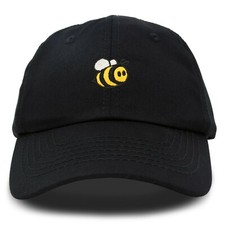 DALIX Bumble Bee Baseball Cap Dad Hat Embroid...