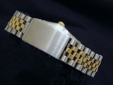 Rolex Datejust 16013 Mens 2Tone Yellow Gold Steel Watch Quickset with Black Dial 4