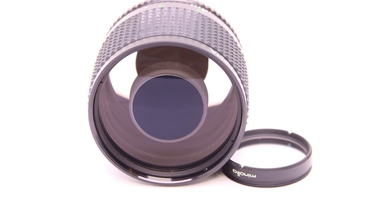 Minolta RF Rokkor-X 250mm F5.6 Mirror BUBBLE Bokeh Lens MD