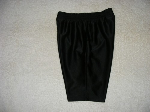 Polyester Elastic Waist Black Shorts - Size 7 - Picture 3 of 3
