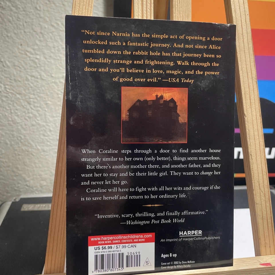 Coraline 10th Anniversary Edition by Neil Gaiman (2012, Trade Paperback,... Foto 3 de 3