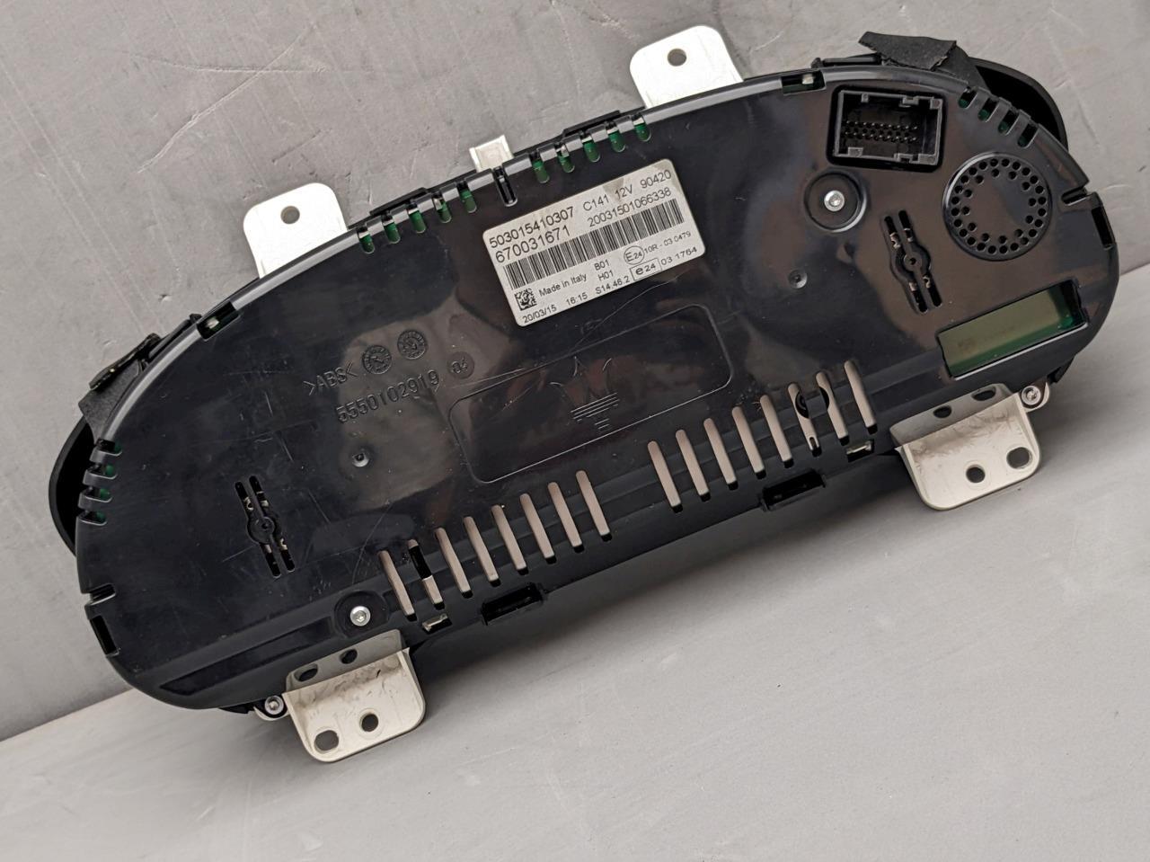 OEM 2015-2017 Maserati Ghibli M157 190mph Speedometer Gauge Cluster 670031671