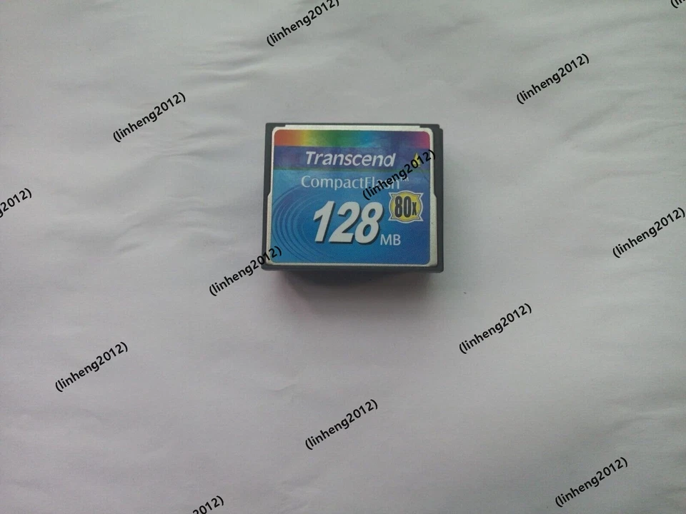 5PCS Transcend 128mb 80X Compact Flash CF Memory Card - Image 2 of 3
