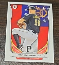 2014 Bowman Hometown Brandon Cumpton Pirates Prospect #BP81 Rare