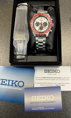Seiko Prospex Speedtimer Solar Steel Bracelet Silver Dial Watch
