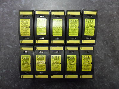 Nice Lot Bussmann Class J Fuse Holder JT60030 0-30 Amp 600V