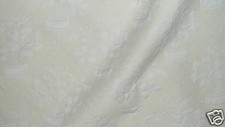PIQUE Cotton Cream Floral 2 yard remnant