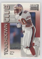 1998 Leaf Rookies & Stars Touchdown Club 130/5000 Jerry Rice #9 HOF 0xy0