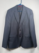 Hugo Boss Men's Navy Jeffrey-Sport Coat, Size 42R, Excellent Condition 